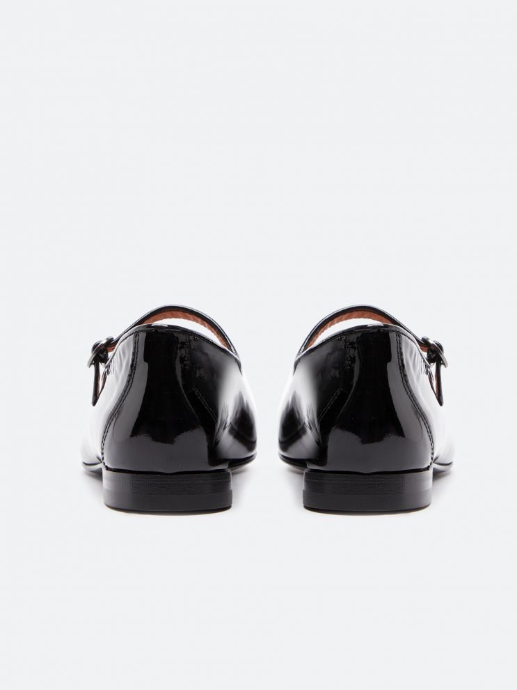 CORALIE Black patent leather Mary Janes| Carel Paris Shoes