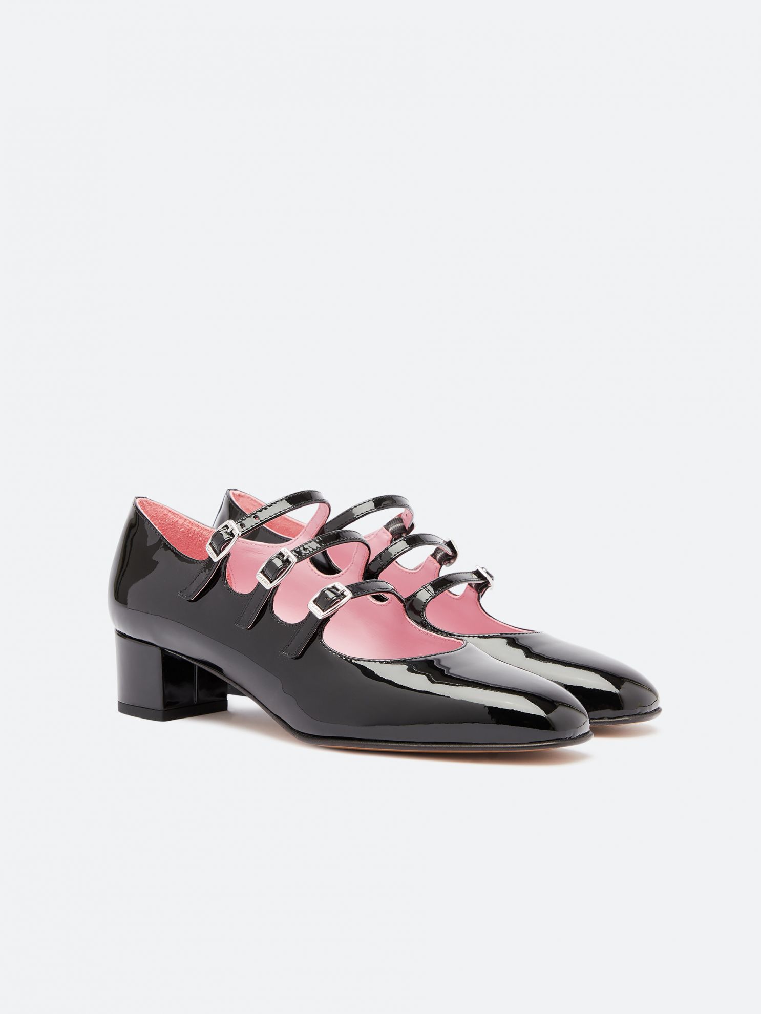 KINA black patent leather Mary Janes pumps | Carel Paris Shoes