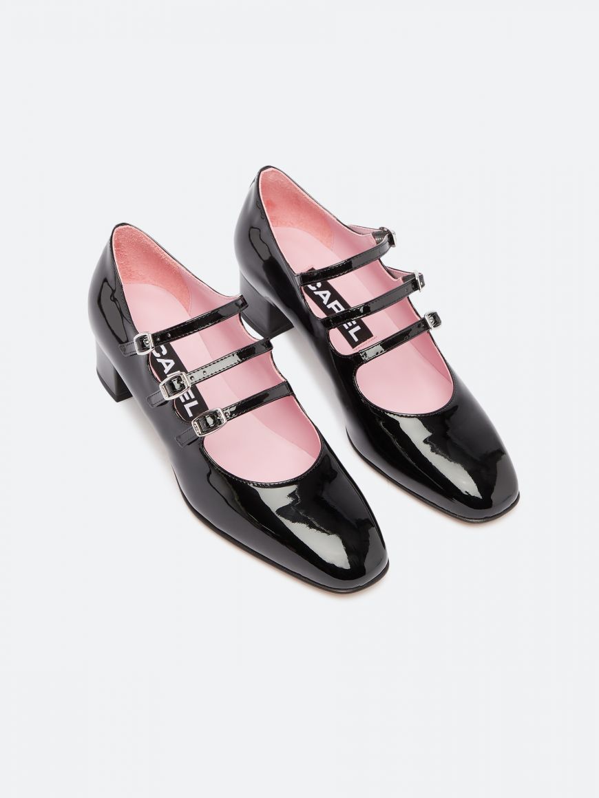 KINA black patent leather Mary Janes pumps