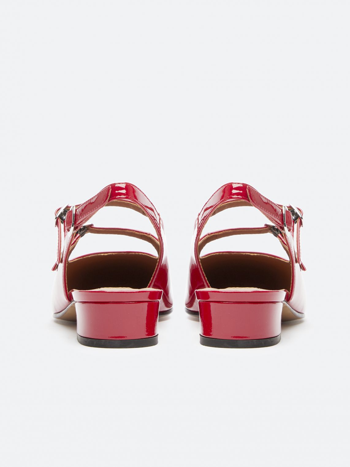PECHE red patent leather mary janes | Carel Paris Shoes