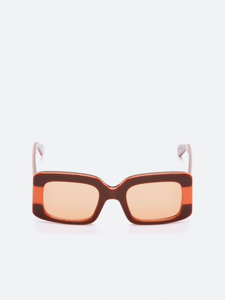 Brown Square tortoiseshell-acetate sunglasses | Tom Ford | MATCHES UK