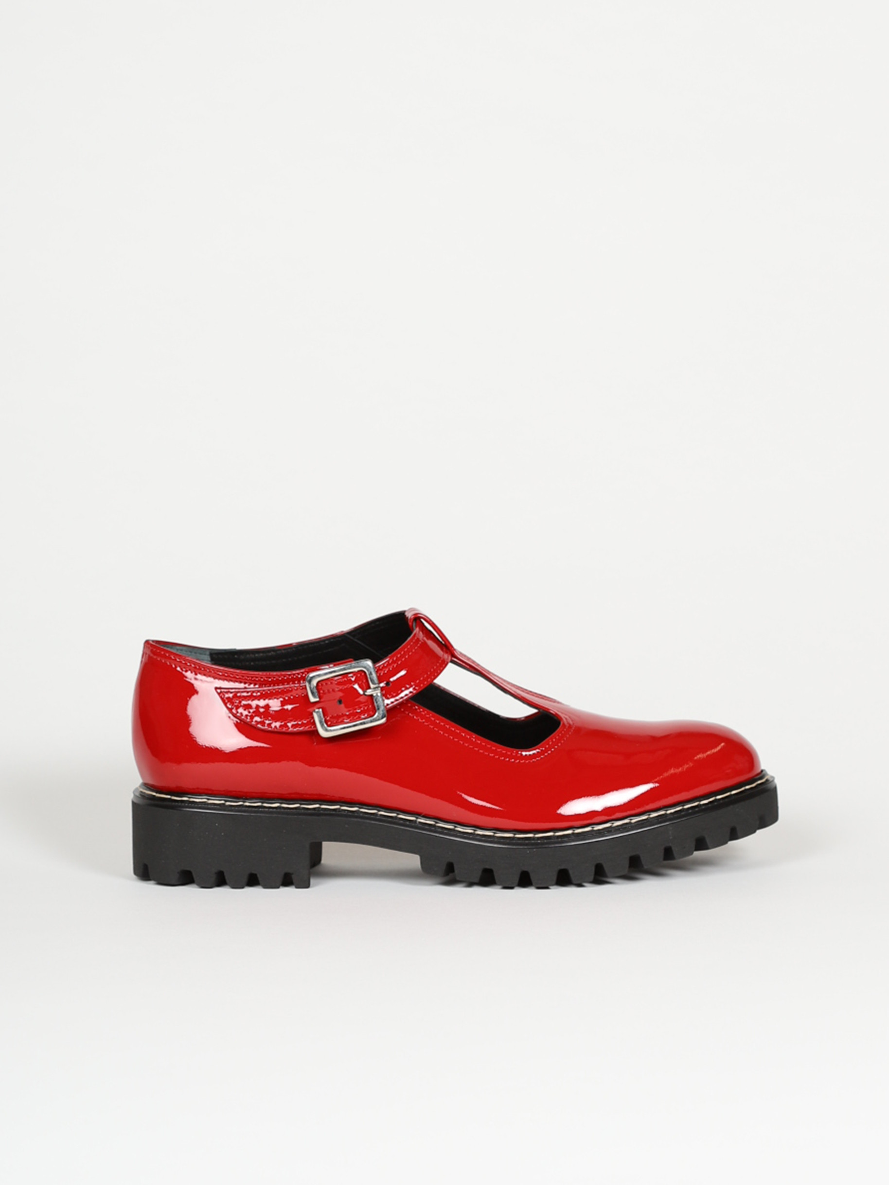 red patent mary jane shoes