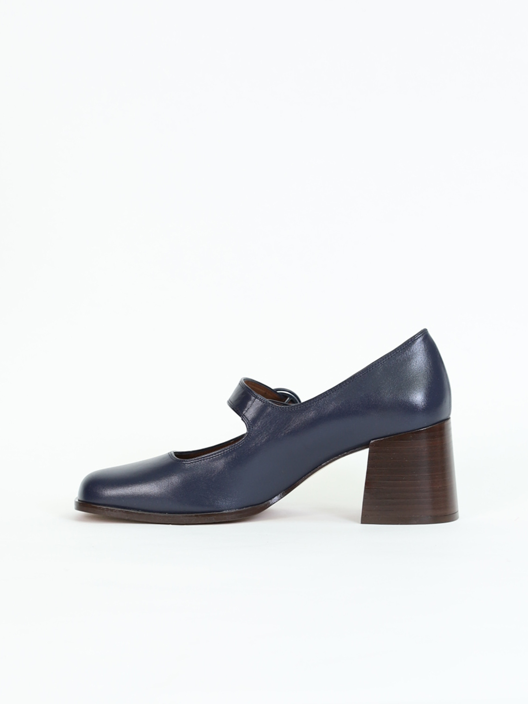CAREN blue leather Mary Janes | Carel Paris Shoes