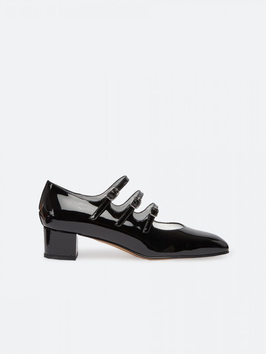 KINA black patent leather mary janes | Carel Paris Shoes