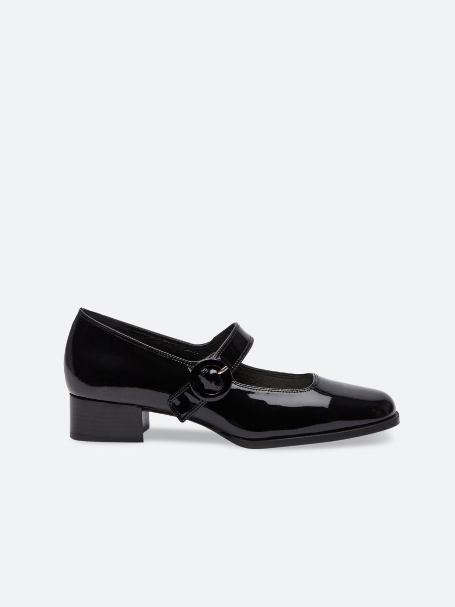TWIGGY Black patent leather Mary janes | Carel Paris Shoes
