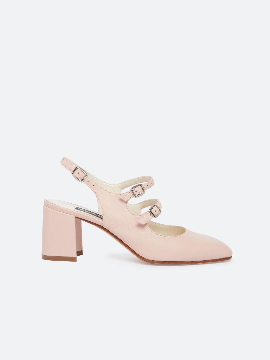 BANANA pink leather mary janes | Carel Paris Shoes