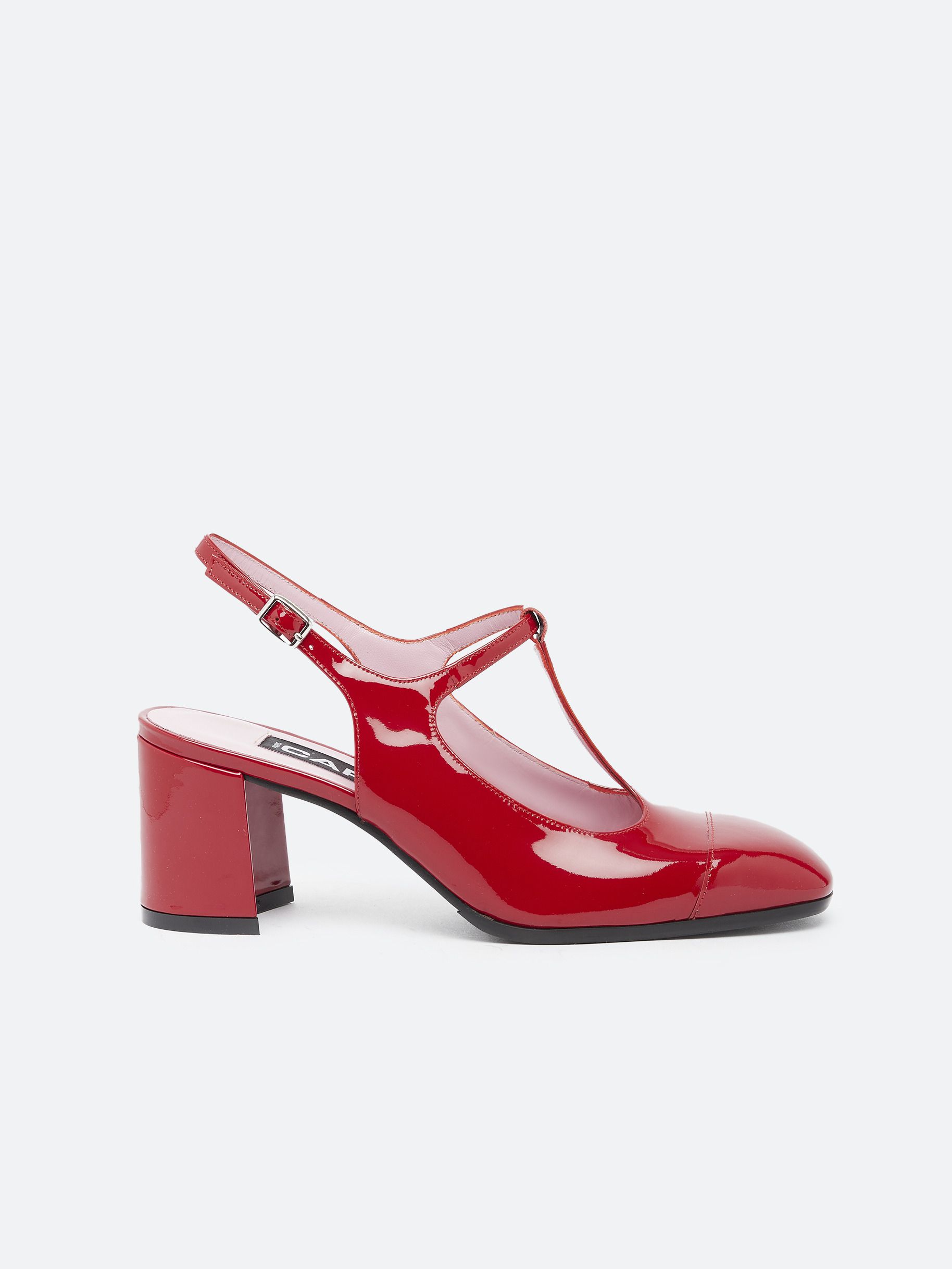 KINA red patent leather mary janes | Carel Paris Shoes